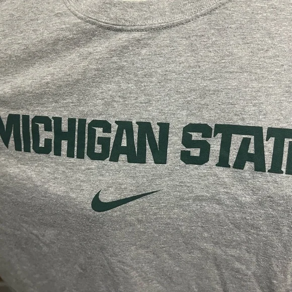 Nike Gray Michigan State Tee - Picture 4 of 5